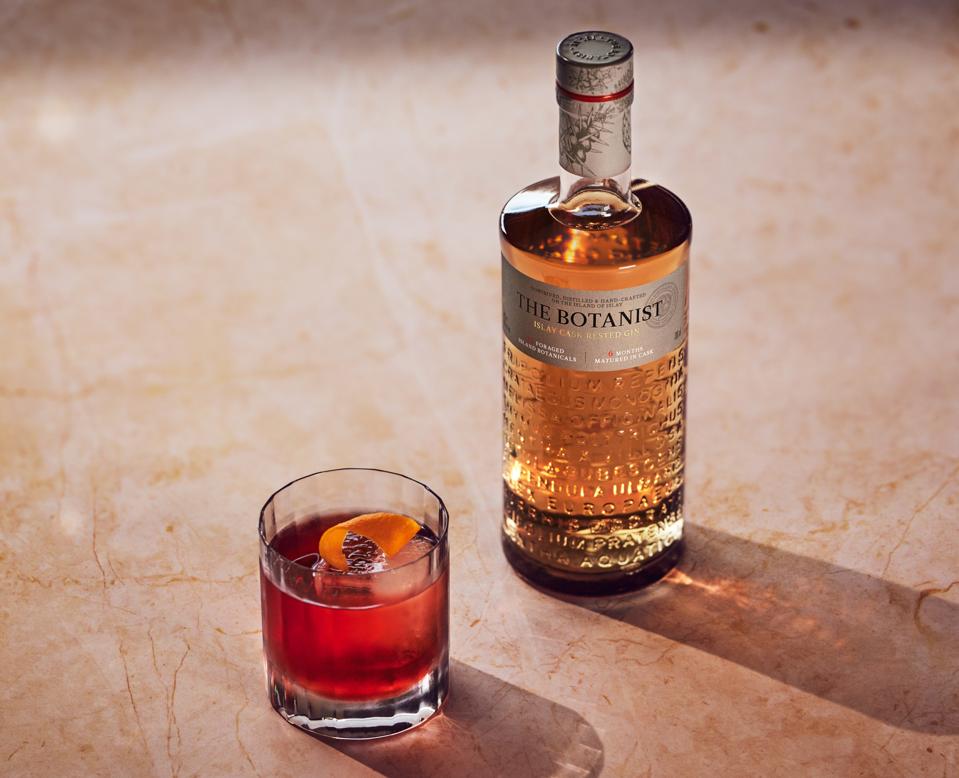 The Botanist Gin Rested with a cocktail