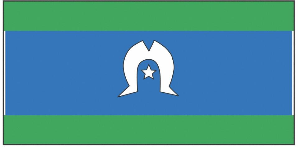 Flag of the Torres Strait Islands.