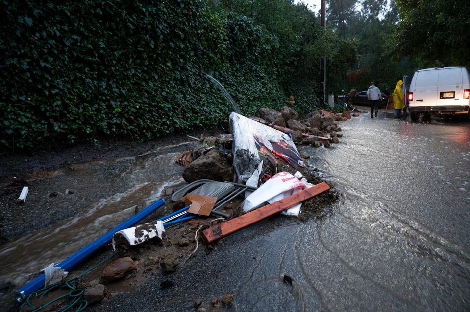 Heavy rain causes major damage in Los Angeles