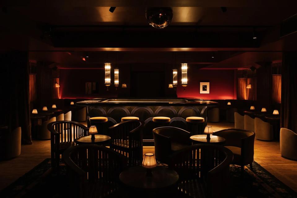 Inside Mikado below Hotel Rochechouart