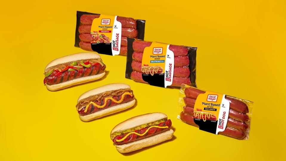 Oscar Mayer's plant based offerings will include hot dogs and sausages