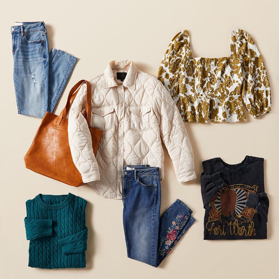 Women's Clothing Flat Lay