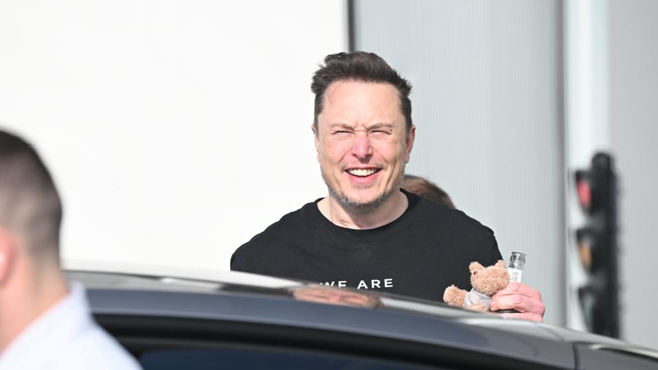 Tesla boss Musk visits factory after attack