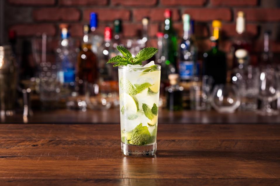 Refreshing Rum Mint Mojito Cocktail