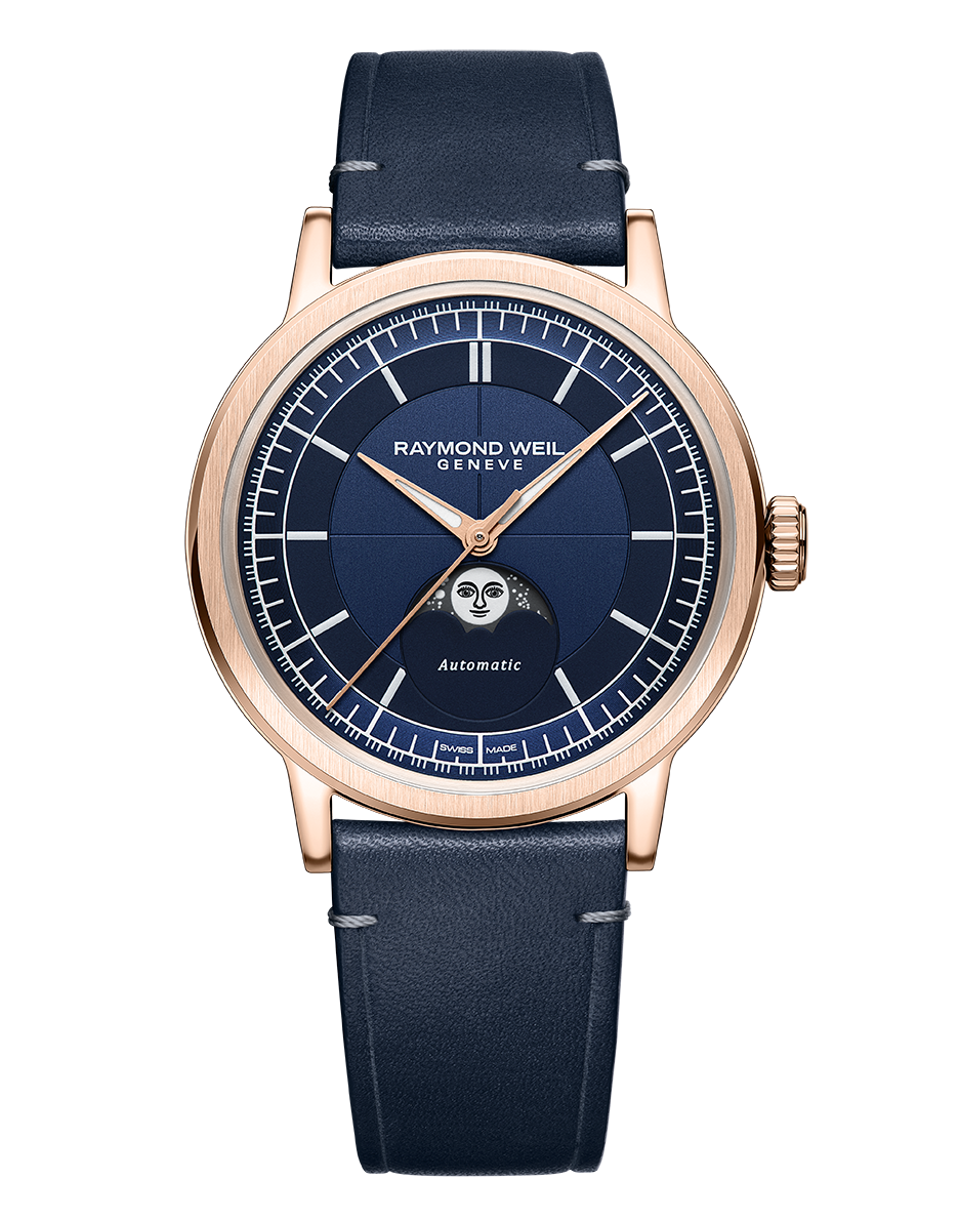 The Raymond Weil 39.5mm Millesime Moon phase