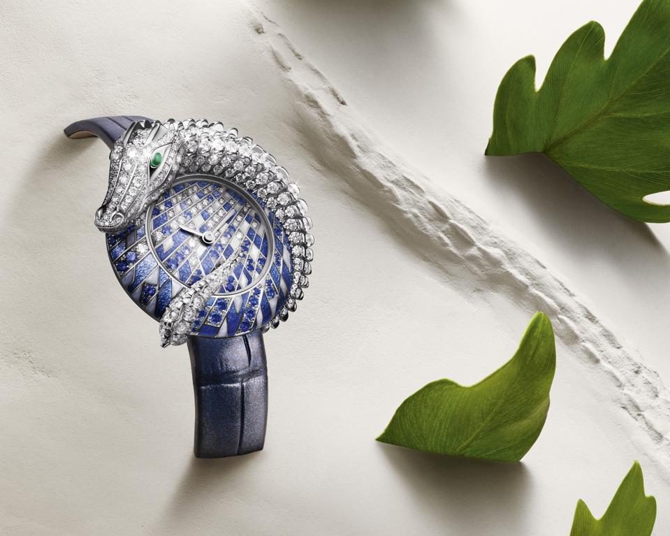 Cartier Animal Jewelry sculpted crocodile