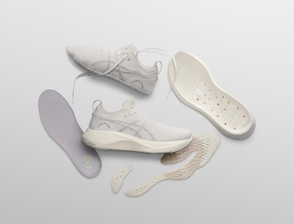 Asics Launching Performance Nimbus Running Shoe Ready For Recycling