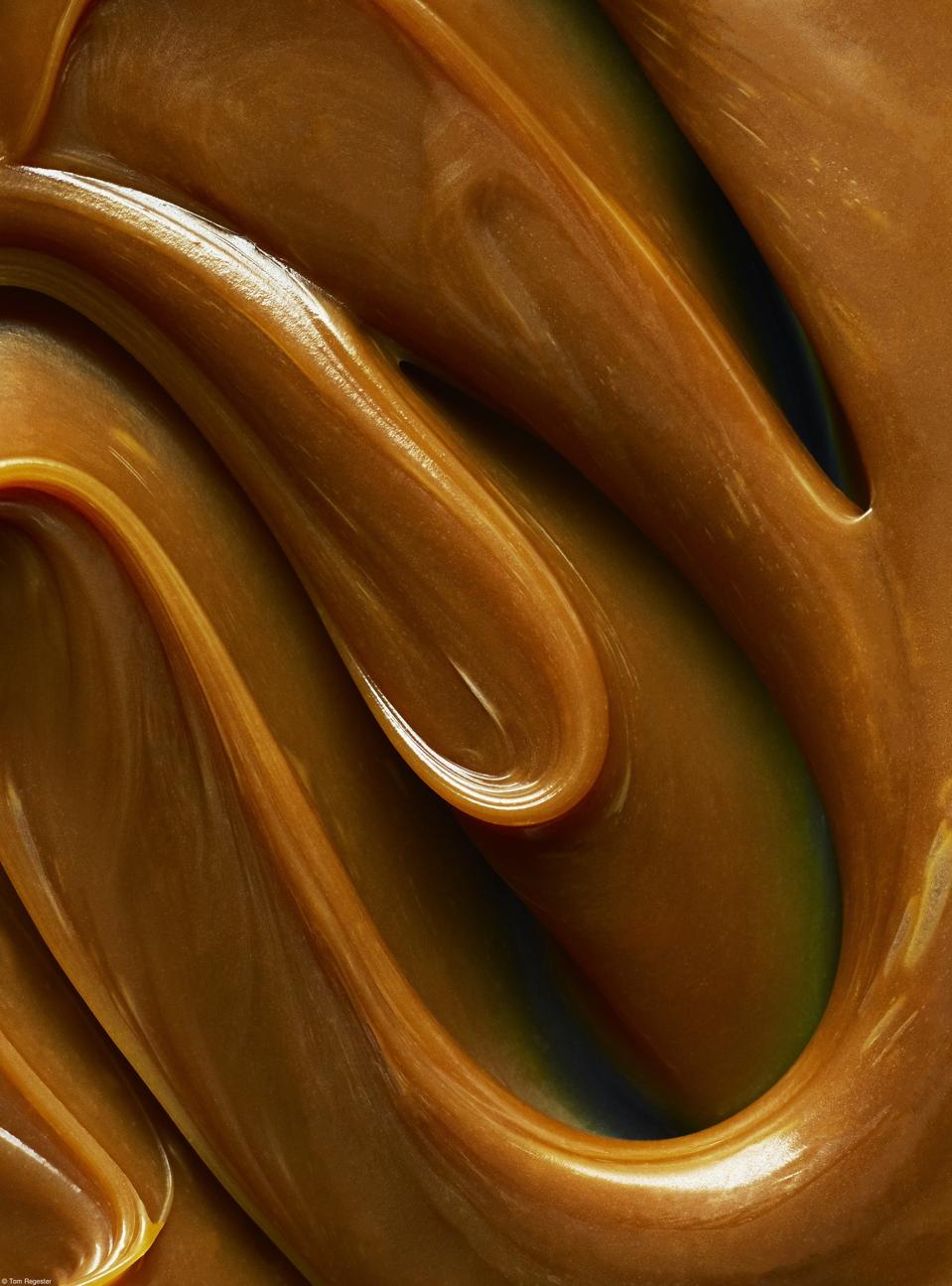 Close up of caramel