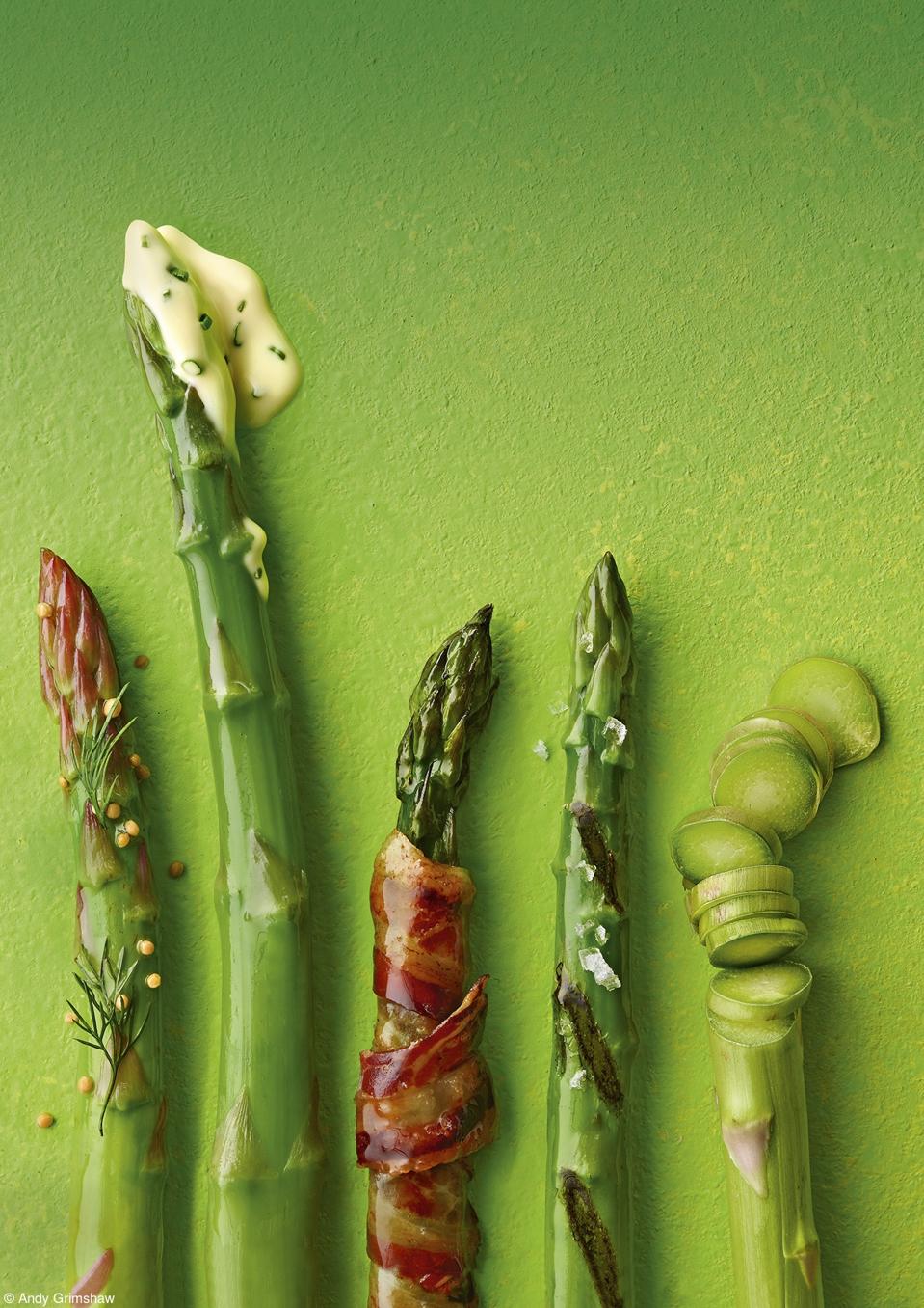 a stylish photo of asparagus