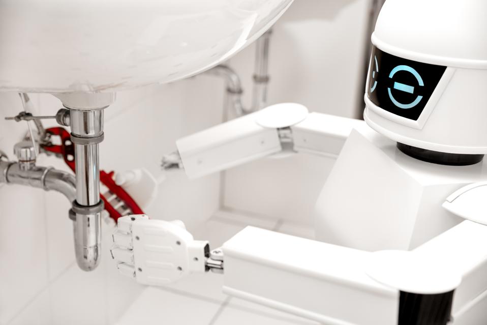 Sink Bot Machine Plumbing The Depths Of Innovation: How AI Is Changing Plumbing Services