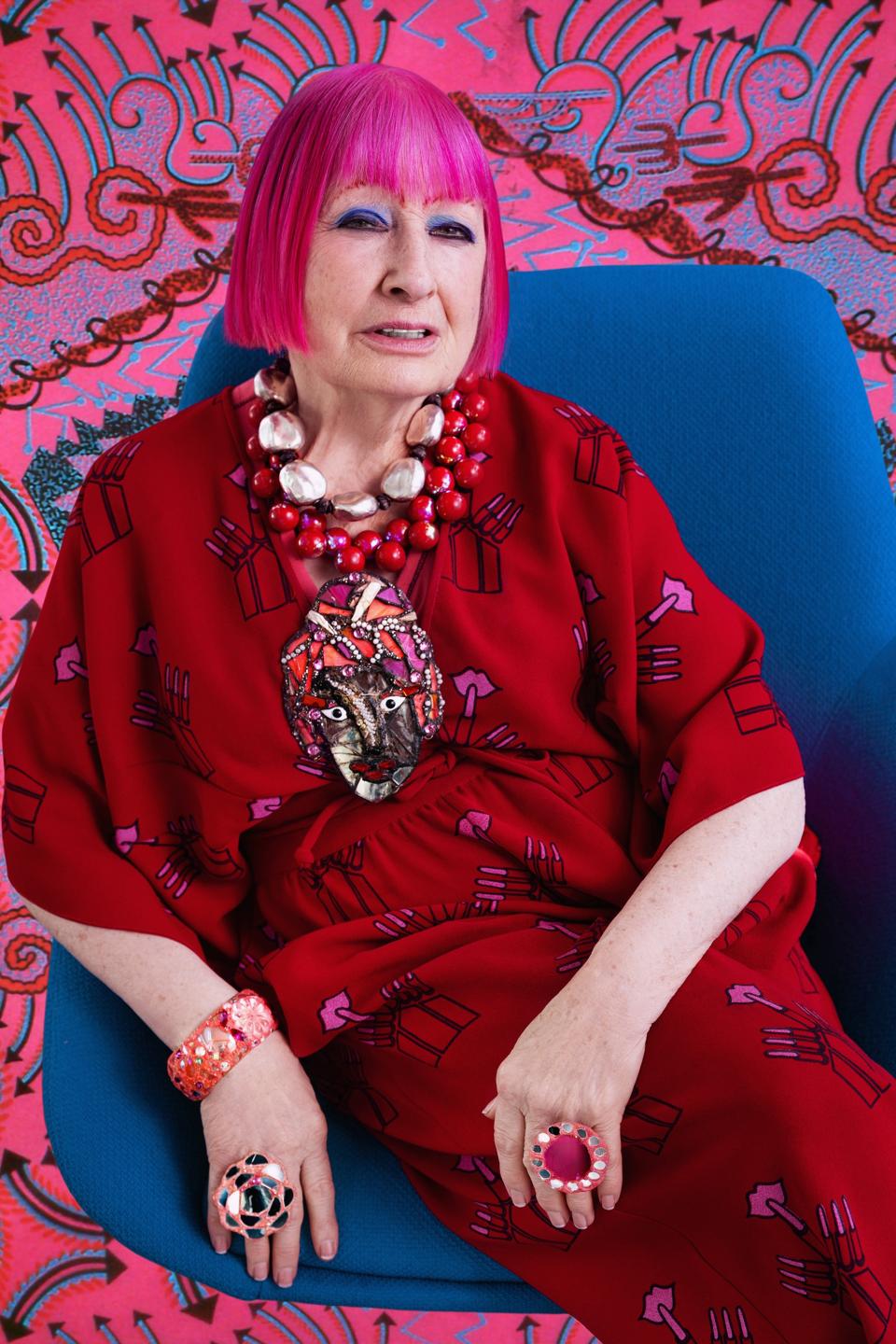 Zandra Rodes Logo Cruising In Style With Fashion Legends: Zandra Rhodes And Anna Sui
