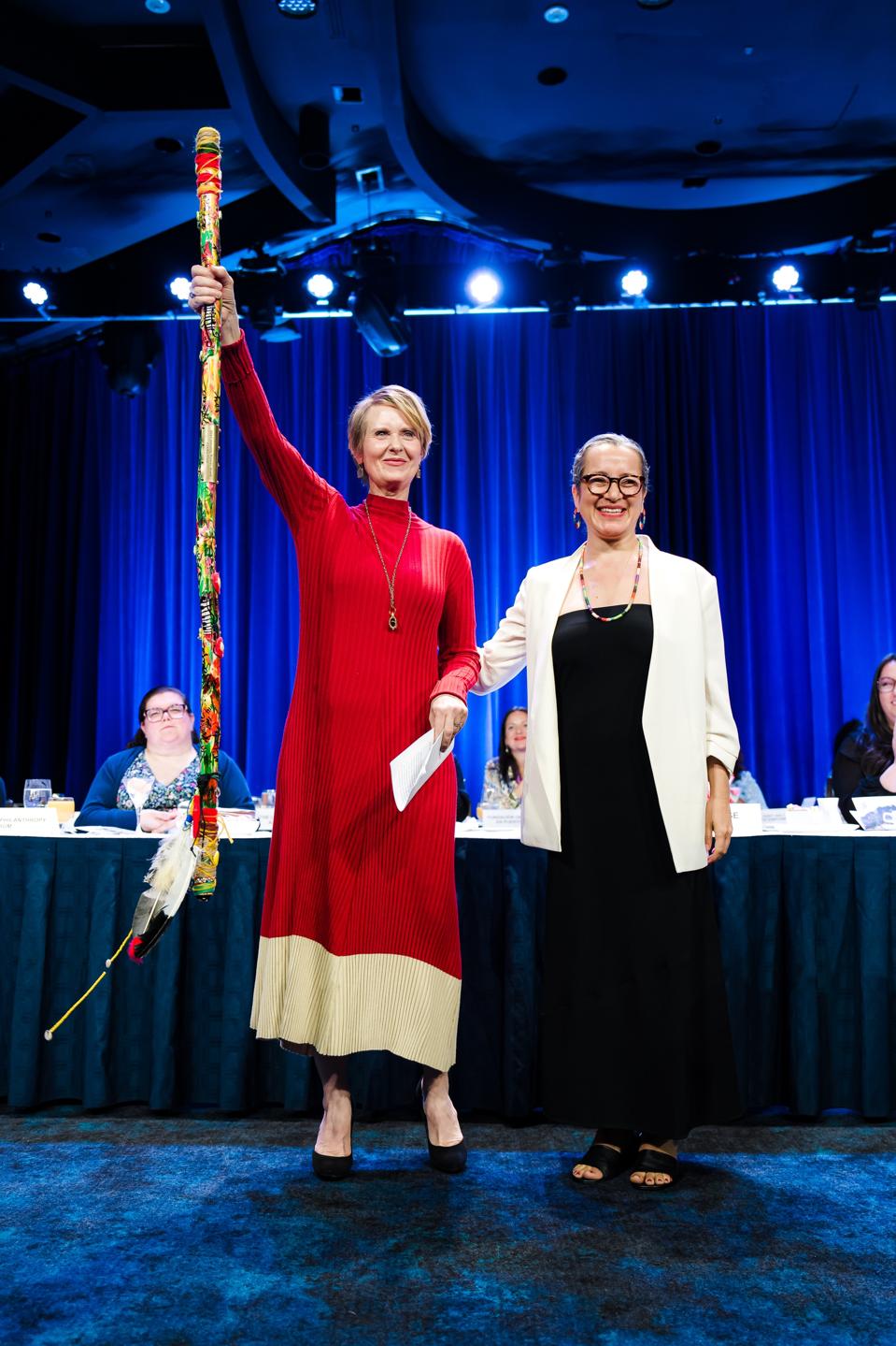 New York Women's Foundation Honors Cynthia Nixon And Fondation Chanel