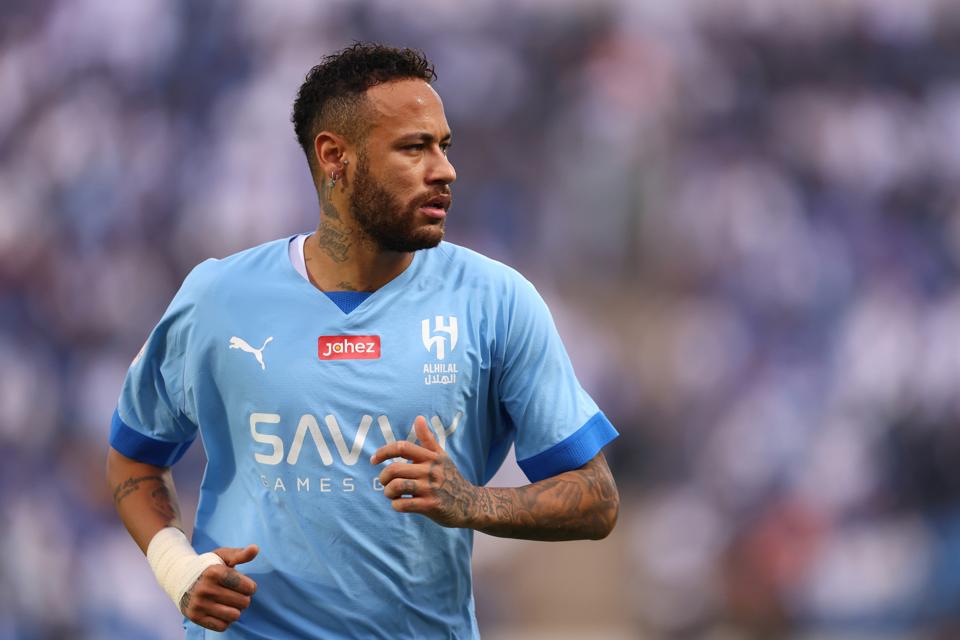 highest-paid atheletes-2024-Neymar-Francois Nel-getty images