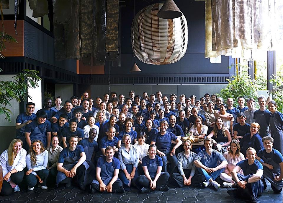 Noma’s entire team at Noma Kyoto 2023