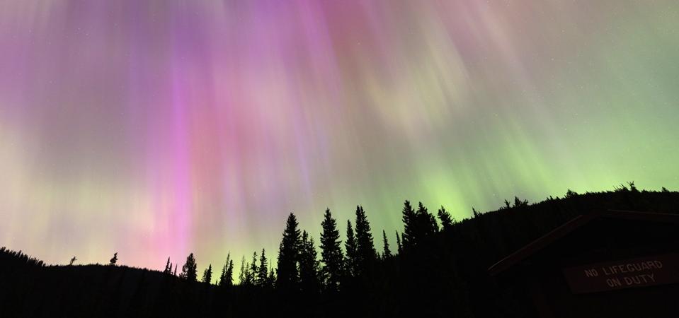The Aurora Borealis, Or Northern Lights, Visible From Large Swath Of North America