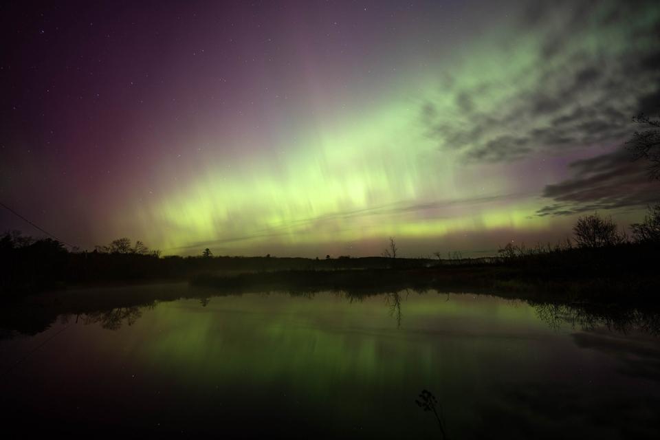 The Aurora Borealis, Or Northern Lights, Visible From Large Swath Of North America
