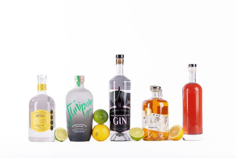 Best in Class Flavored Gin Finalists for the 2024 San Fransisco World Spirts Competition.