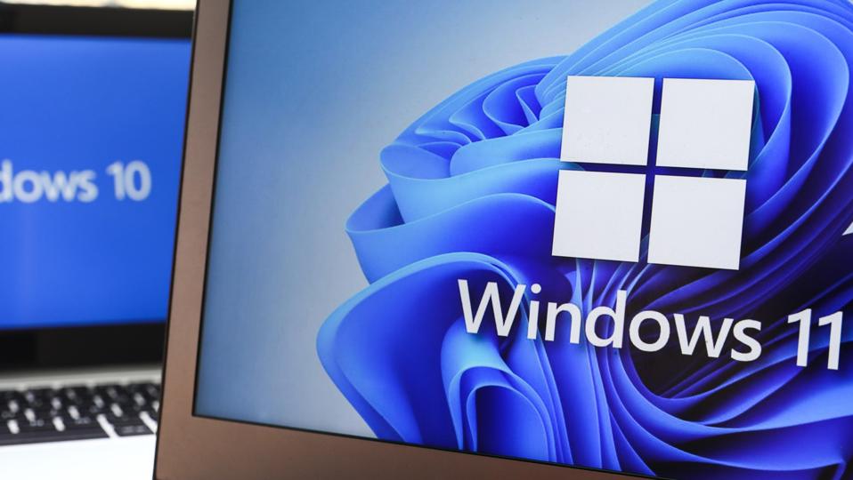 Windows 11 Vs. Windows 10 on laptops.