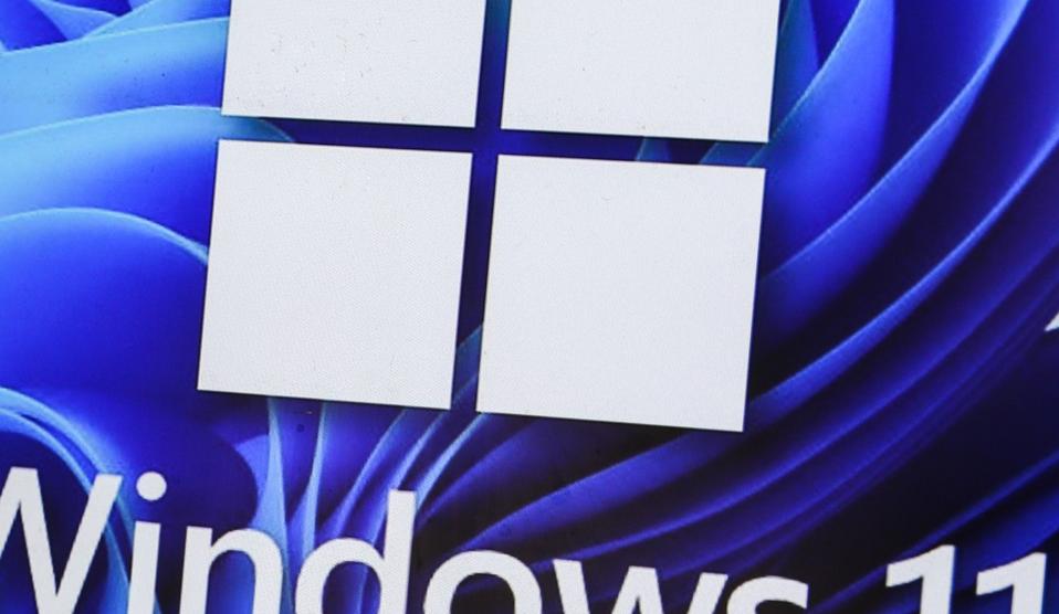 Windows 11 on screen