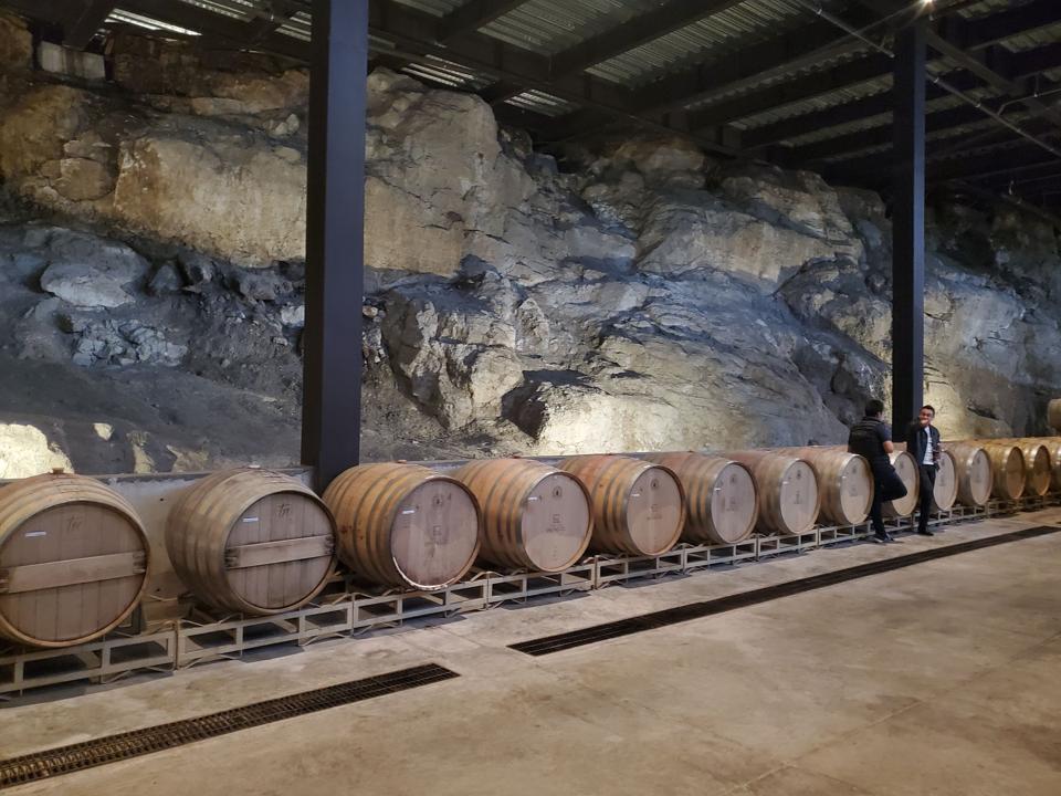 San Miguel winery cave
