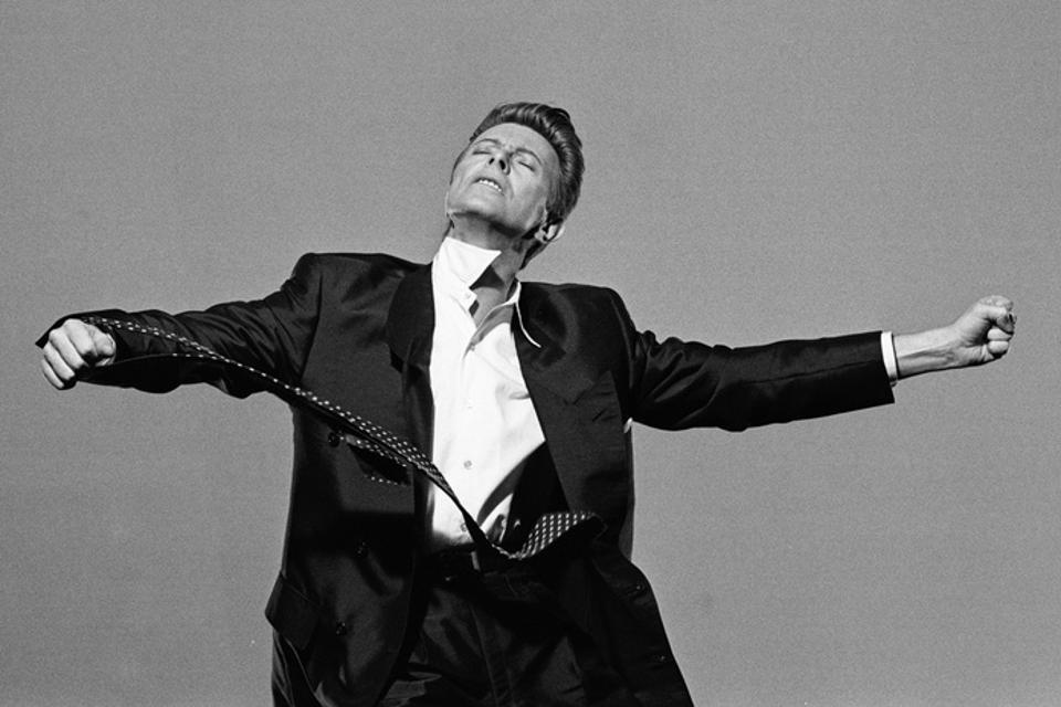 David Bowie On Set of "Jump They Say" Music Video