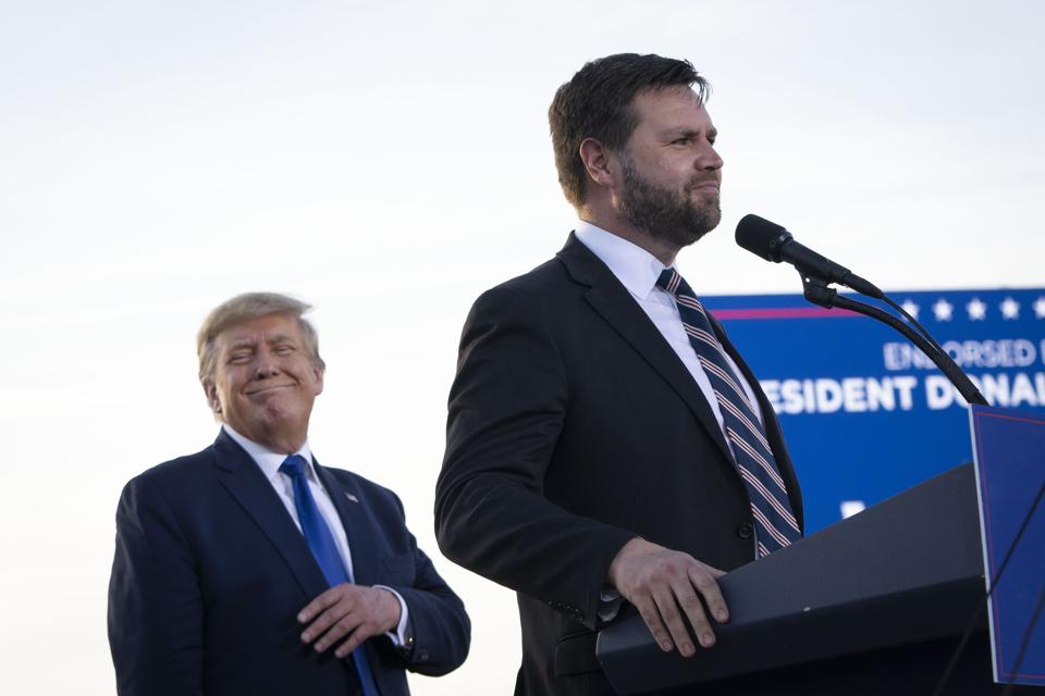 Former President Trump Holds Rally In Ohio Ahead Of State's Primary