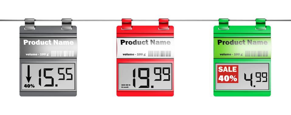 Walmart Store with Digital Shelf Labels