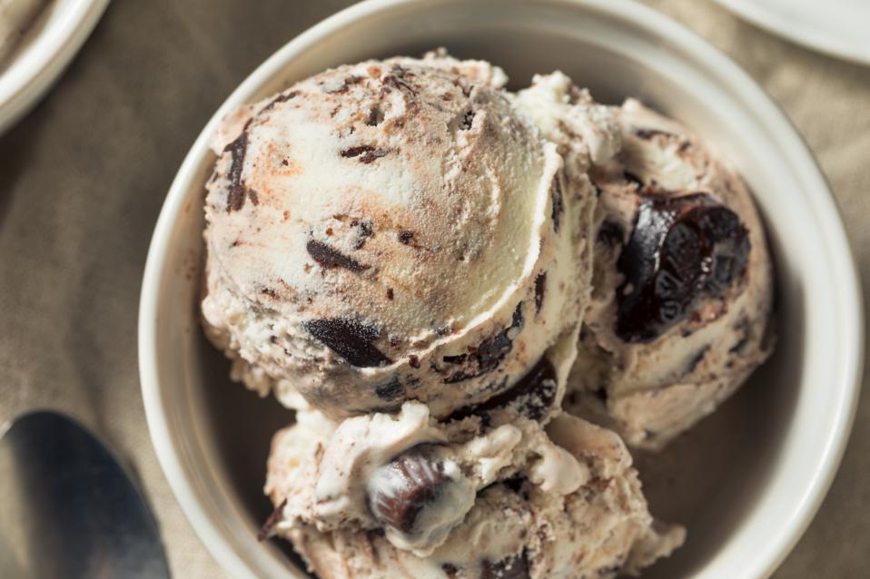 Homemade Moose Tracks Ice Cream