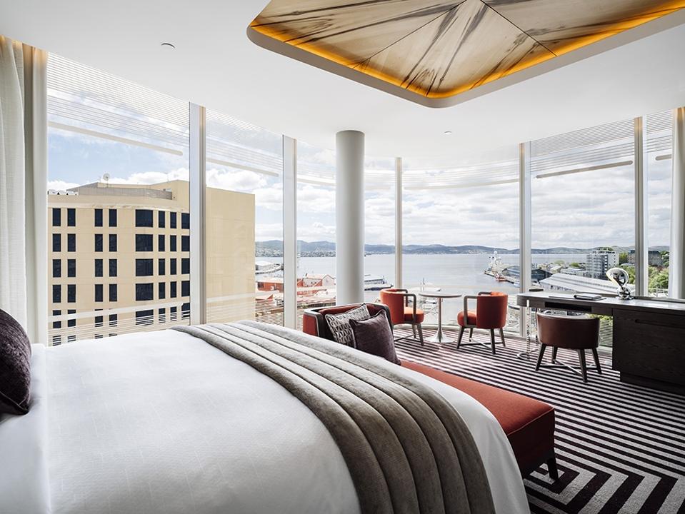 The Tasman resides in Hobart, Tasmania.