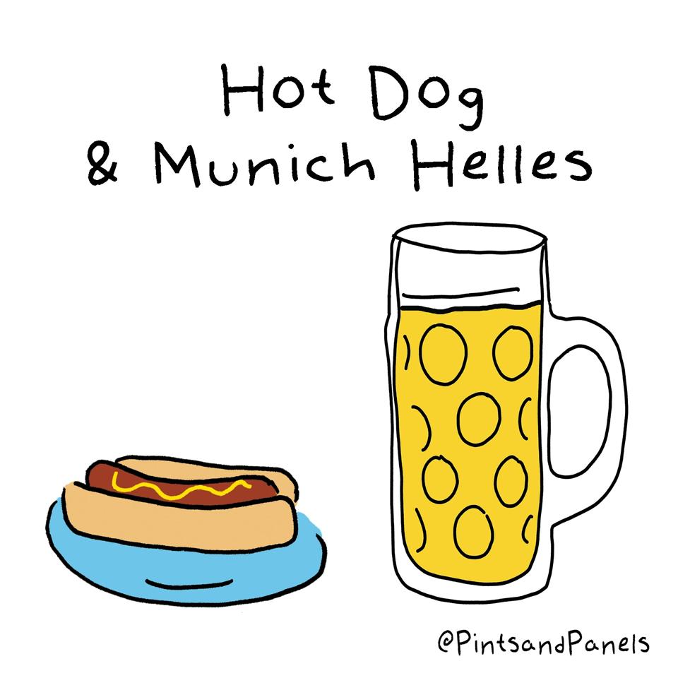 beerandbackyardBBQhotdog