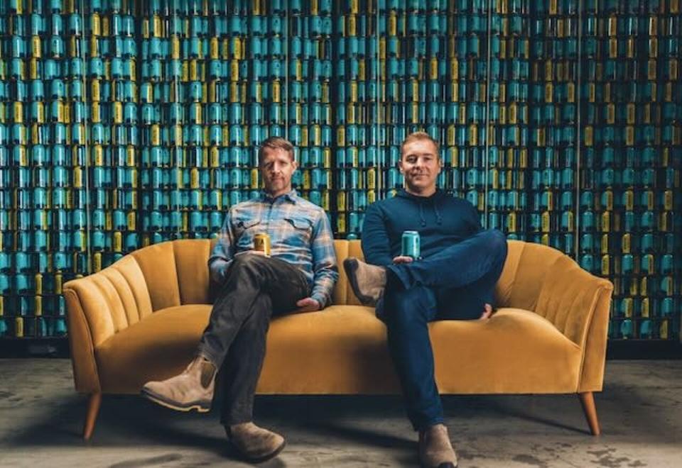 Bill Scufelt and John Walker, the co-founders of Athletic Brewing Company.