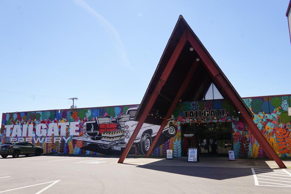 The TailGate Brewery headquarters in West Nashville, Tennessee.