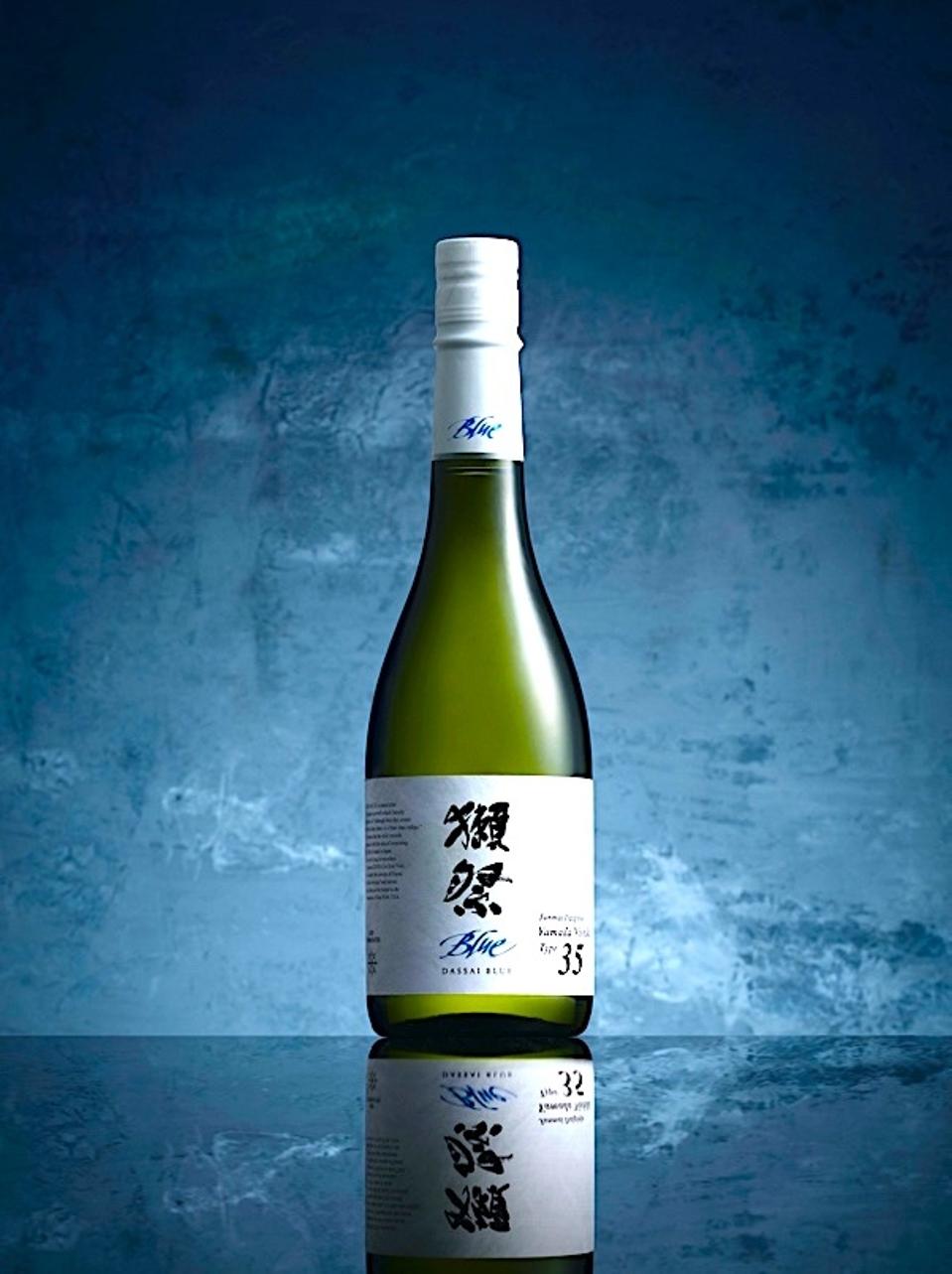 Dassai Blue Type 35 made with Isbell Farms' Yamadanishiki rice.