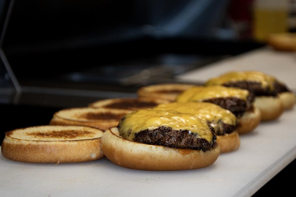 Smokey Buns Cheeseburgers on the Grill