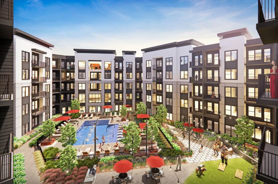 Case Study: Sky Park Apartments - 3D Rendering Services by ... - Forbes Park Modern Apartment Rendering