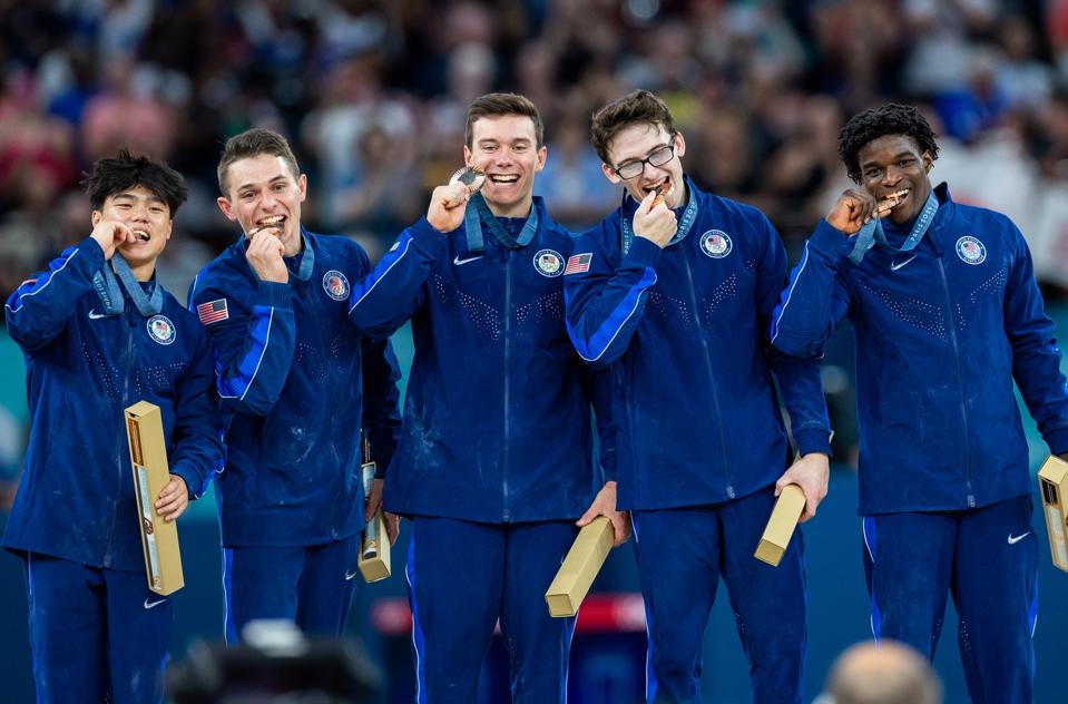 Mission Complete For U.S. Men’s Gymnasts: First Olympic Team Medal In ...