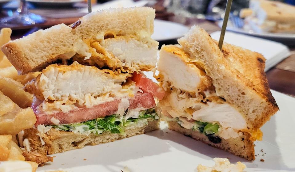 Bermuda fish sandwich at White Horse Pub & Restaurant