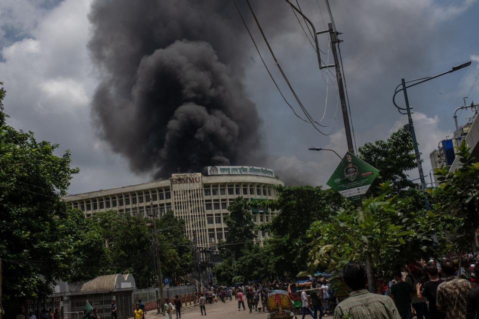 Anti-quota Protest In Dhaka