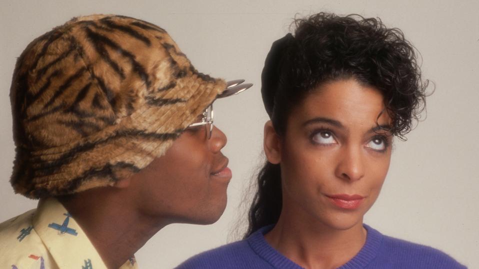 Jasmine Guy and Kadeem Hardison
