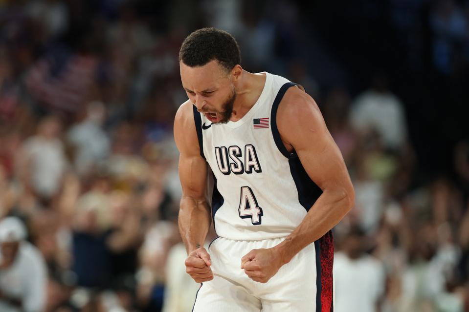 USA Stephen Curry スイングマンジャージ　カリー Unisex Nike Stephen Curry Navy Men's USA Basketball 2024