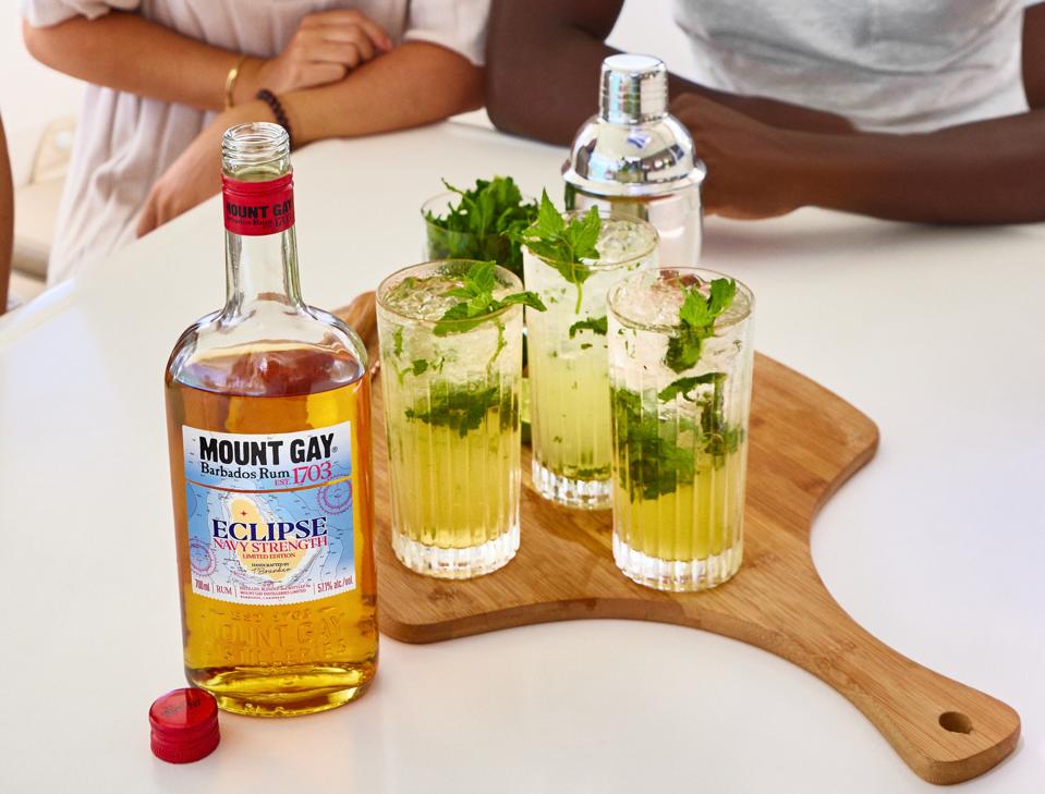 Mount Gay Eclipse Navy Strength Fresh Coco Mojito
