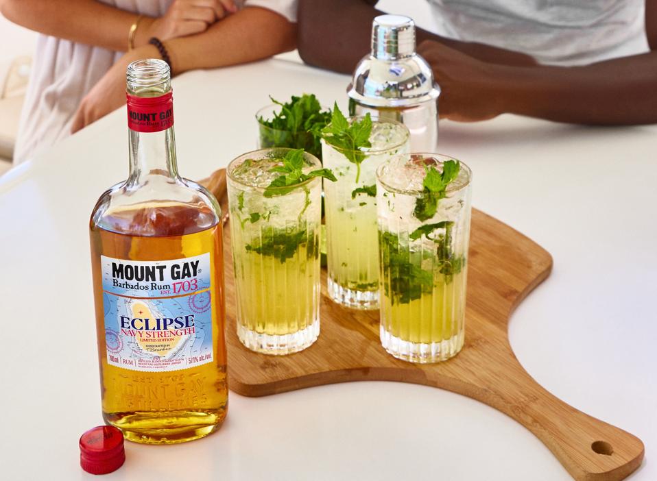 Mount Gay Eclipse Navy Strength Fresh Coco Mojito