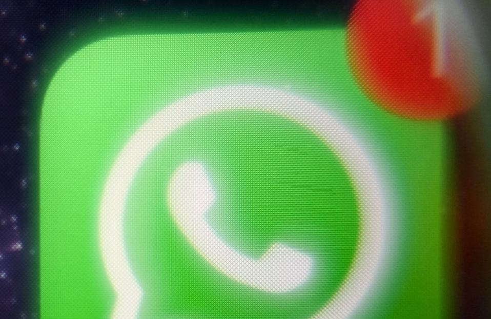 WhatsApp app.