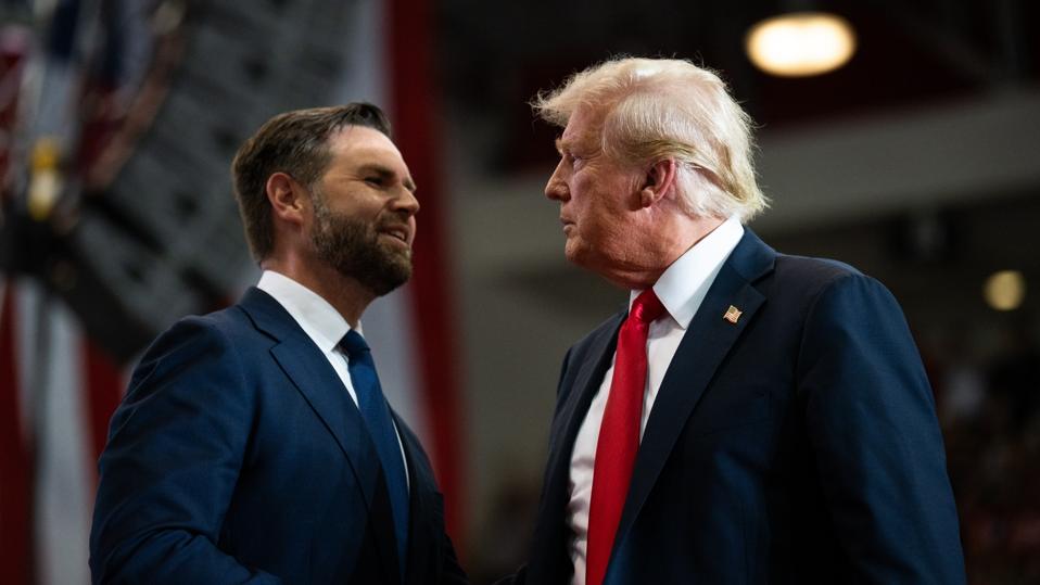 Former President Trump And VP Nominee Sen. JD Vance Hold Rally In St. Cloud, Minnesota