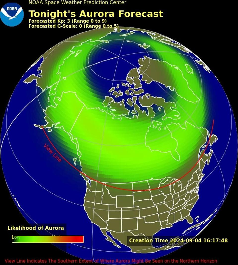 aurora forecast 94