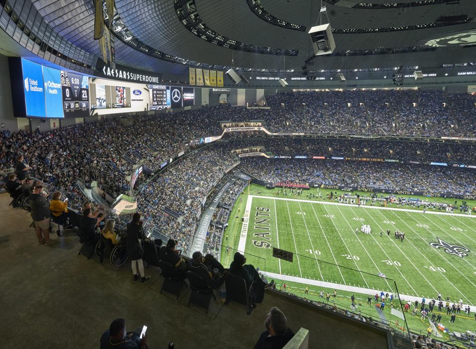 Perry Roehm Stadium New Orleans Superdome Renovations Create New Interior Experiences