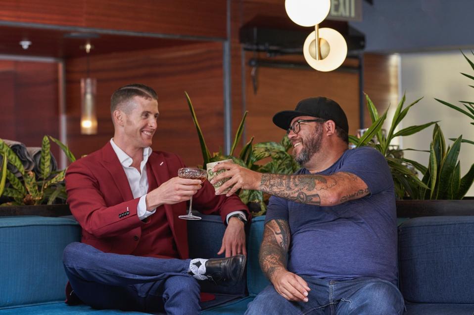 Former Speakeasy CEO/cofounder Josh Jacobs (left) and COO/cofounder Michael Bowen (right)