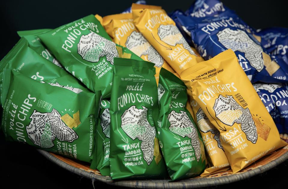 Fonio chips from Yolélé