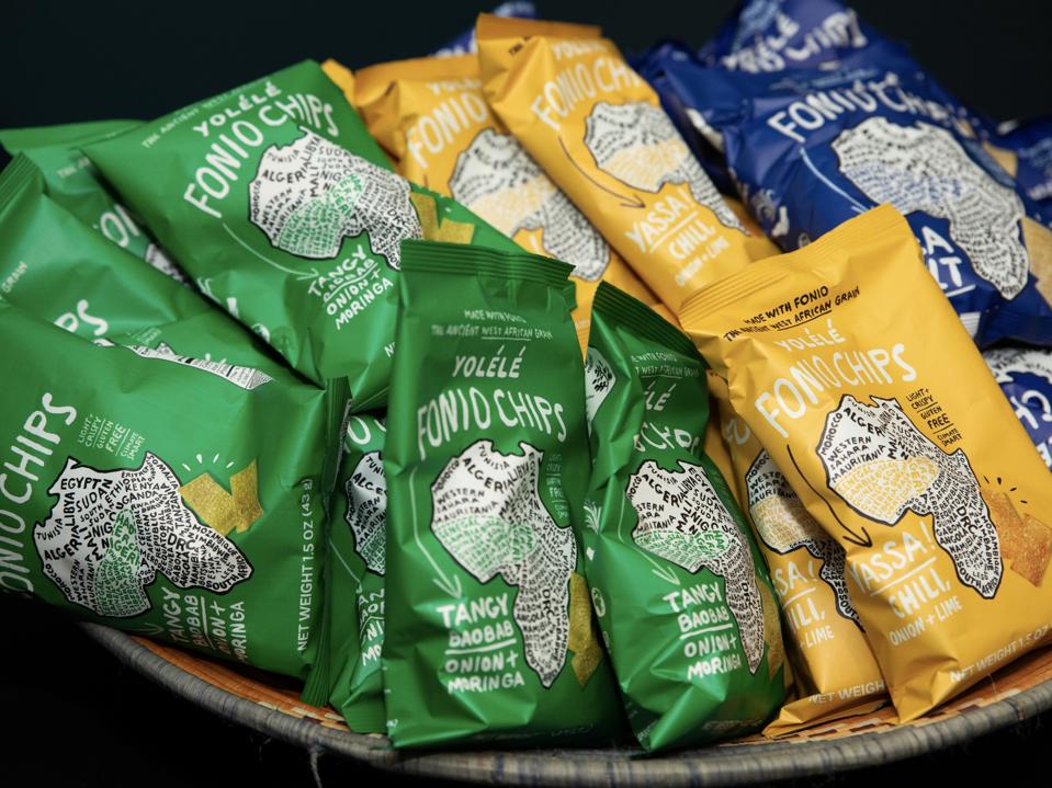 Fonio chips from Yolélé