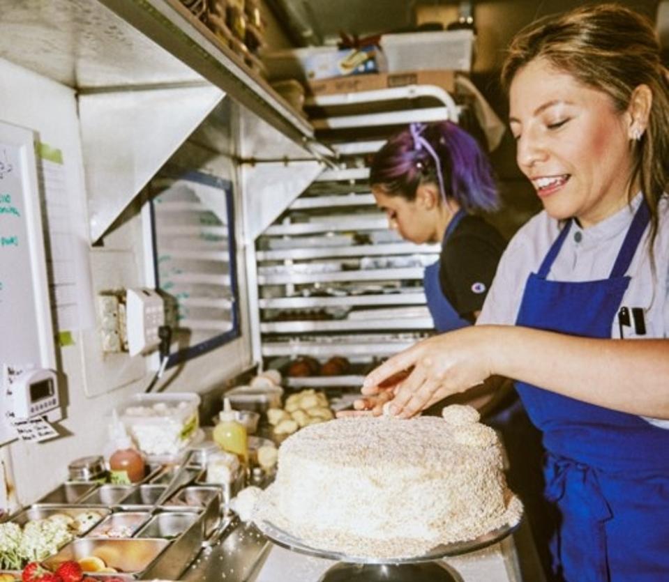 Chef Coss With A Cake - Alex Lau